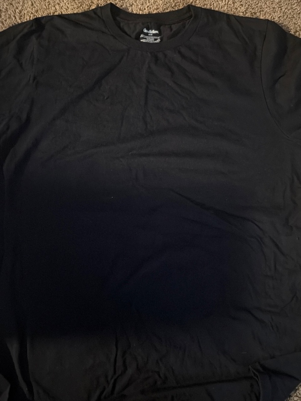 Goodfellow & Co Black Crewneck Short-Sleeve Tee